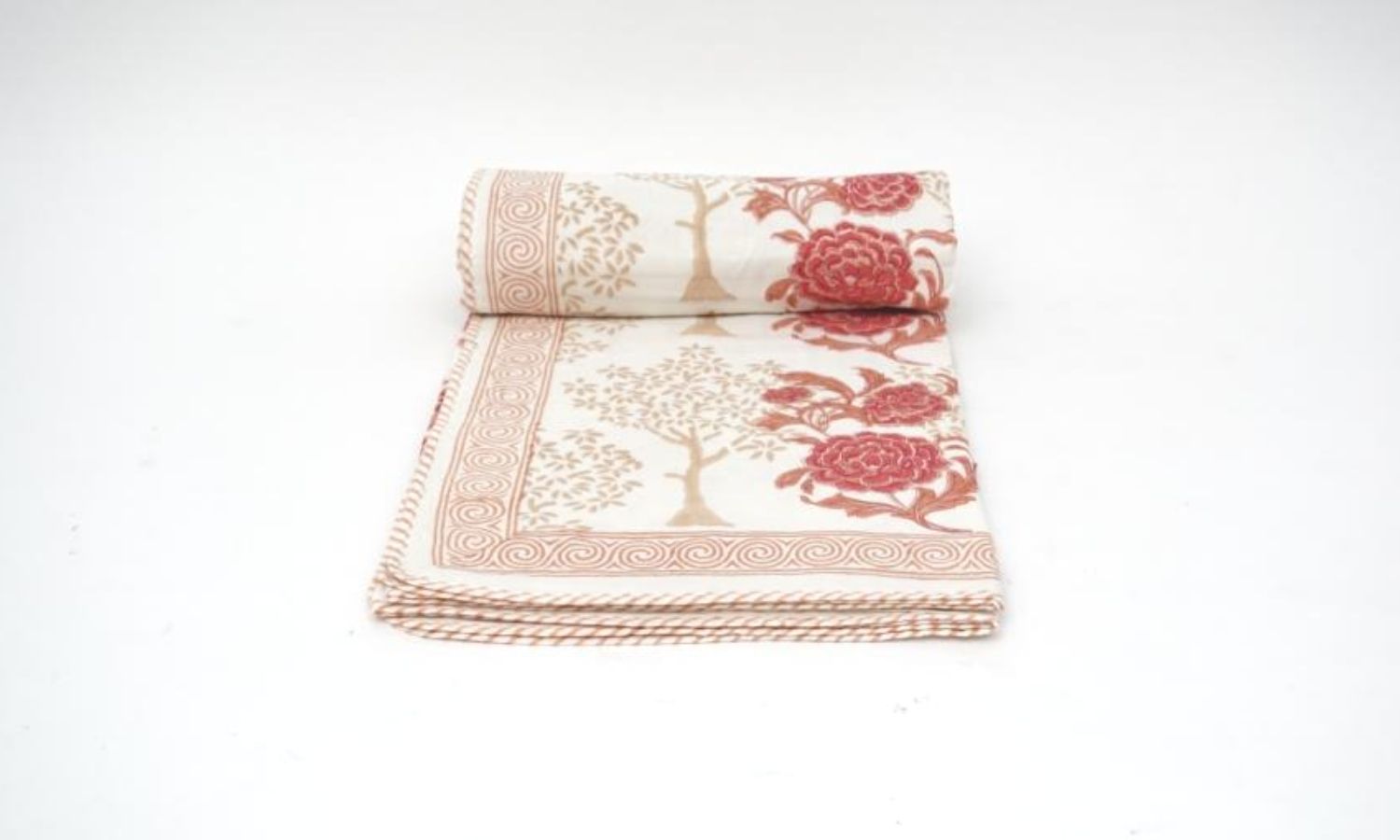 Dohar (lightweight cotton quilt) styled view from Myyra Jaipur
