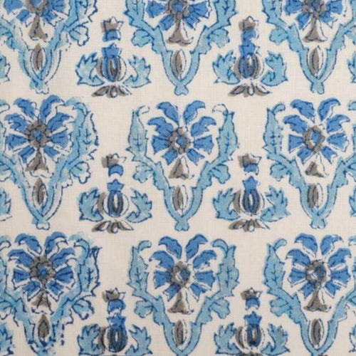 Hand block printed organic cotton fabric yardage from Myyra Jaipur