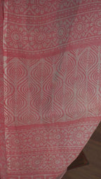 Saree Hand Block Printed Cotton