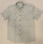 Half Sleeves Shirt Hand Block Printed Cotton