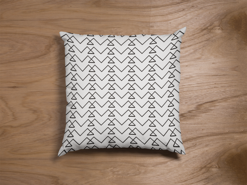 Pair of digital printed cushion covers #39 styled view | Myyra Jaipur