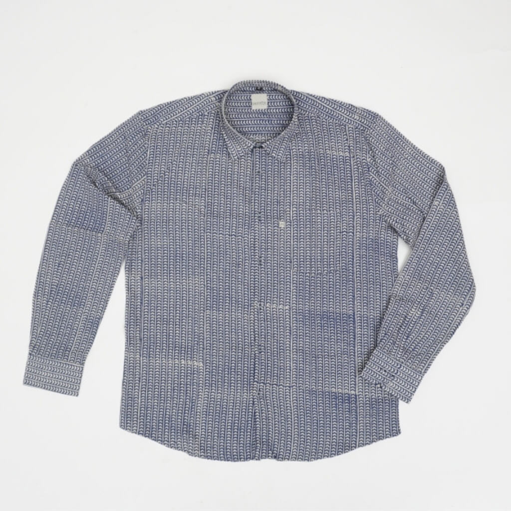 Block Printed Full Sleeve Shirt Pure Cotton