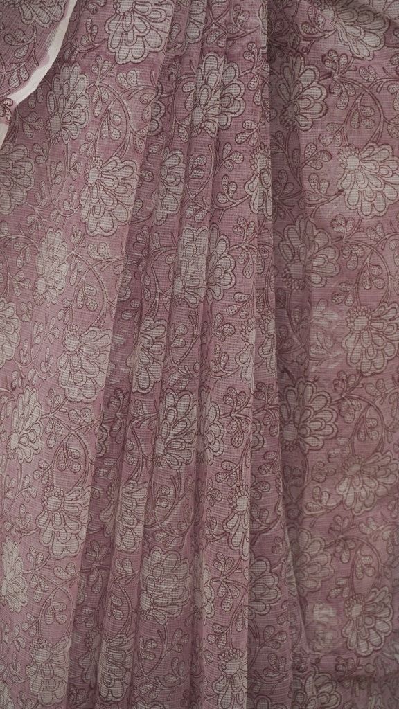 Saree Hand Block Printed Cotton