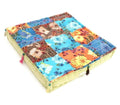 Hand block printed organic cotton floor cushion | Myyra Jaipur