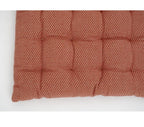 Floor cushion folded showing pattern repeat of hand block print | Myyra Jaipur