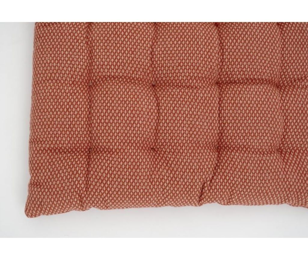 Floor cushion folded showing pattern repeat of hand block print | Myyra Jaipur
