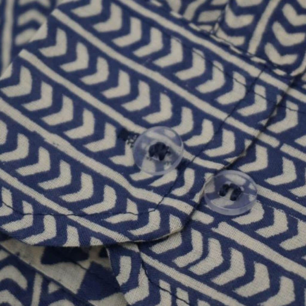 Block Printed Full Sleeve Shirt Pure Cotton