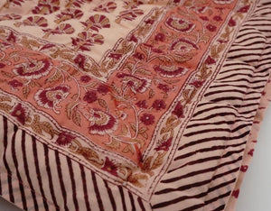 Quilt Hand Block Printed Cotton