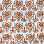 Hand block printed organic cotton fabric yardage from Myyra Jaipur