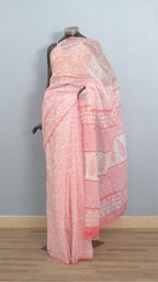 Saree Hand Block Printed Cotton