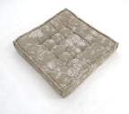 Hand block printed organic cotton floor cushion | Myyra Jaipur