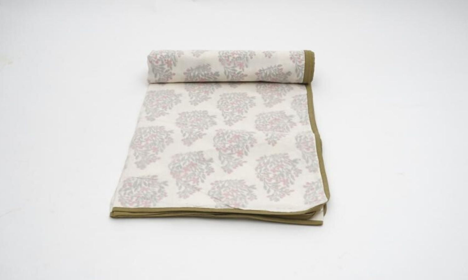 Dohar (lightweight cotton quilt) styled view from Myyra Jaipur