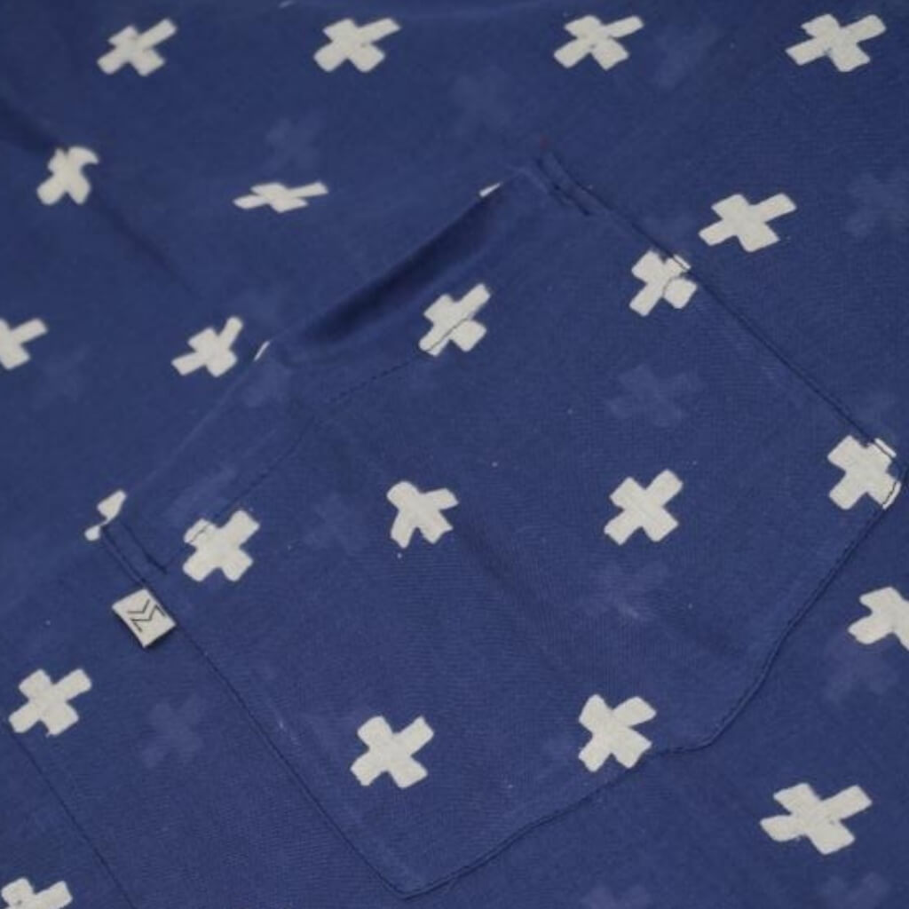 Block Printed Full Sleeve Shirt Pure Cotton