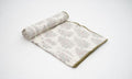 Hand block printed organic cotton dohar (lightweight cotton quilt) | Myyra Jaipur
