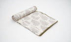Hand block printed organic cotton dohar (lightweight cotton quilt) | Myyra Jaipur