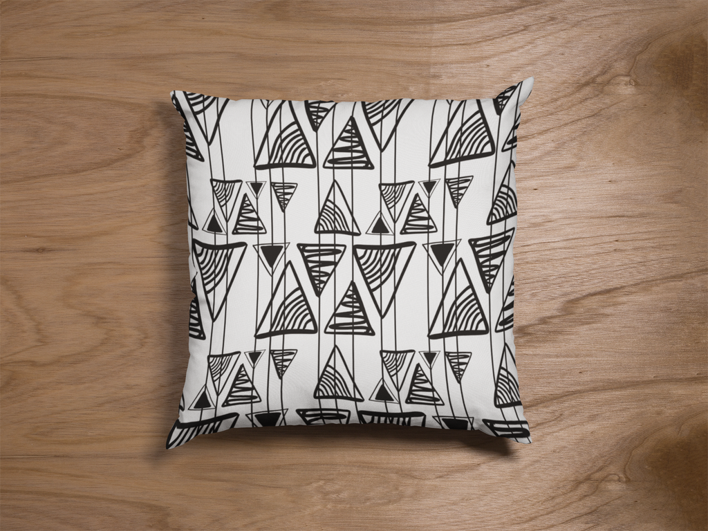 Close-up of digital print on cushion cover #46 | Myyra Jaipur