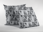 Pair of digital printed cushion covers #46 styled view | Myyra Jaipur
