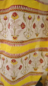 Saree Hand Block Printed Coton