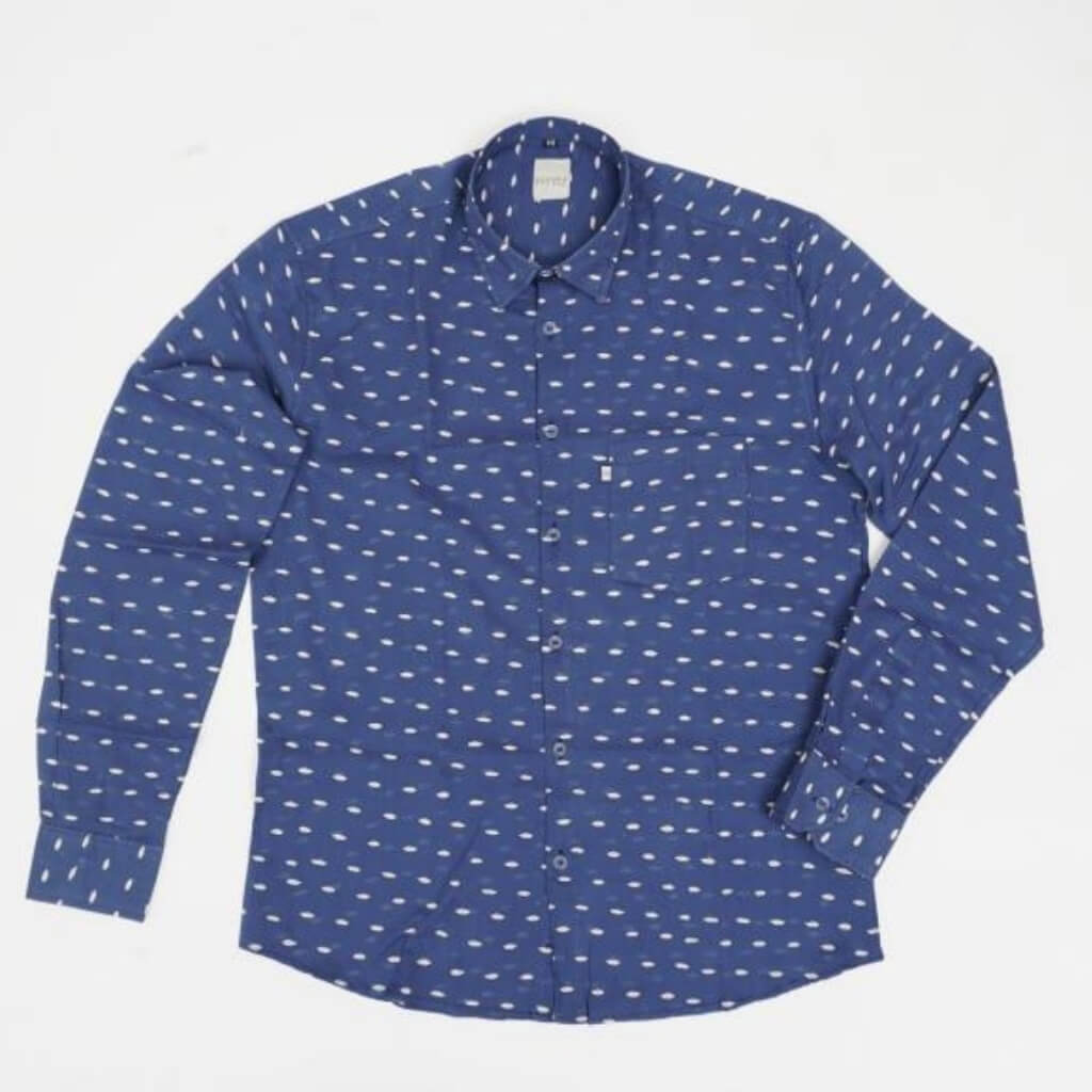 Block Printed Full Sleeve Shirt Pure Cotton