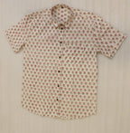 Half Sleeves Shirt Hand Block Printed cotton