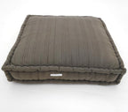 Floor cushion folded showing pattern repeat of hand block print | Myyra Jaipur