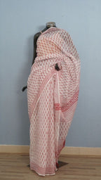 Saree Hand Block Printed Cotton