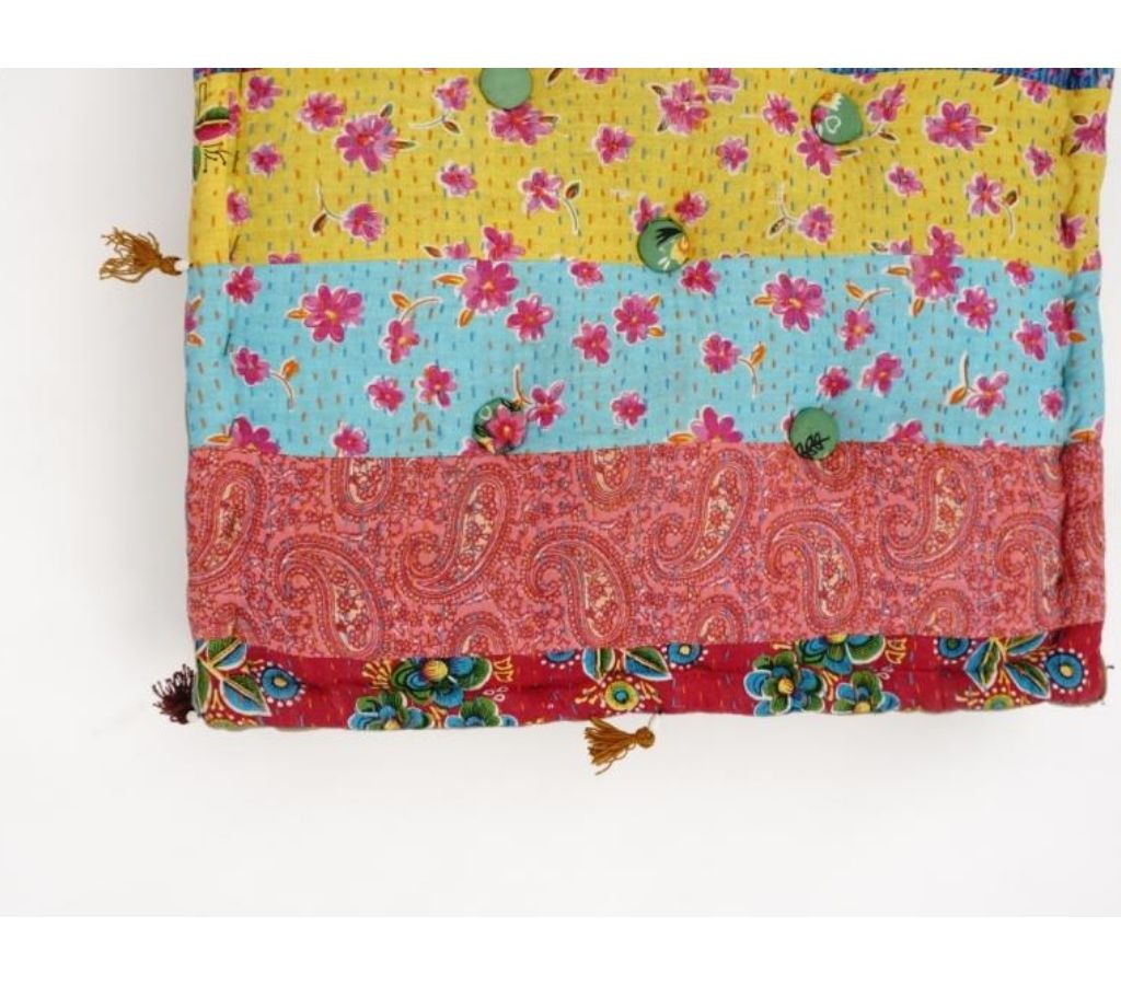 Floor cushion styled view from Myyra Jaipur