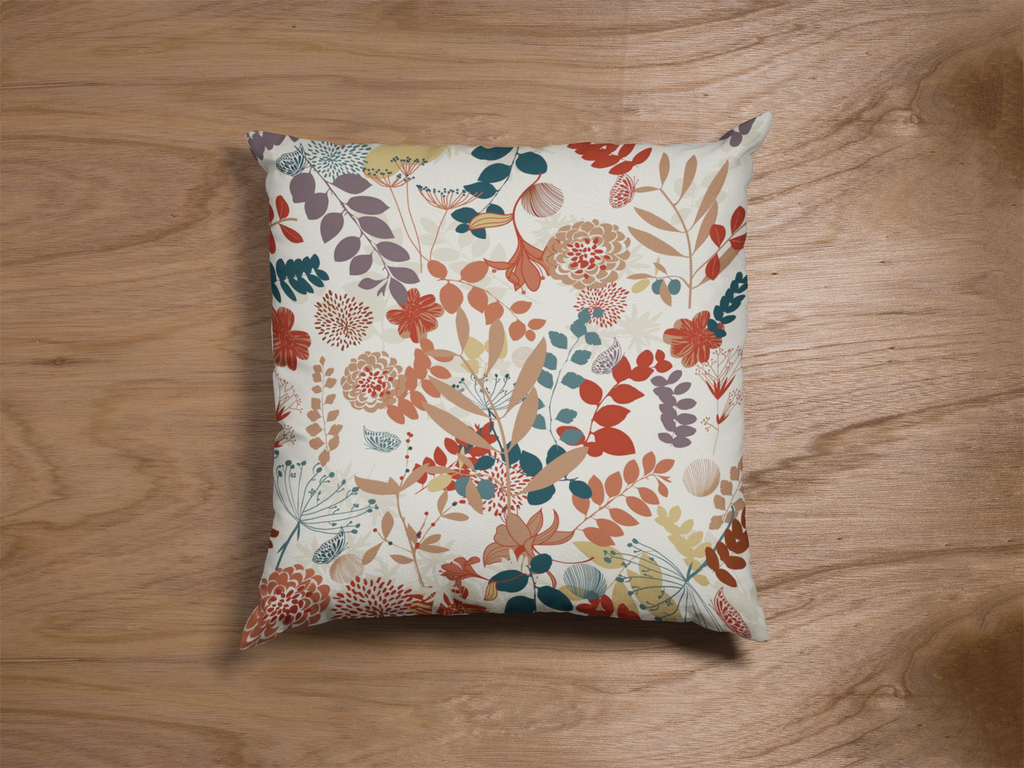 Close-up of digital print on cushion cover #49 | Myyra Jaipur