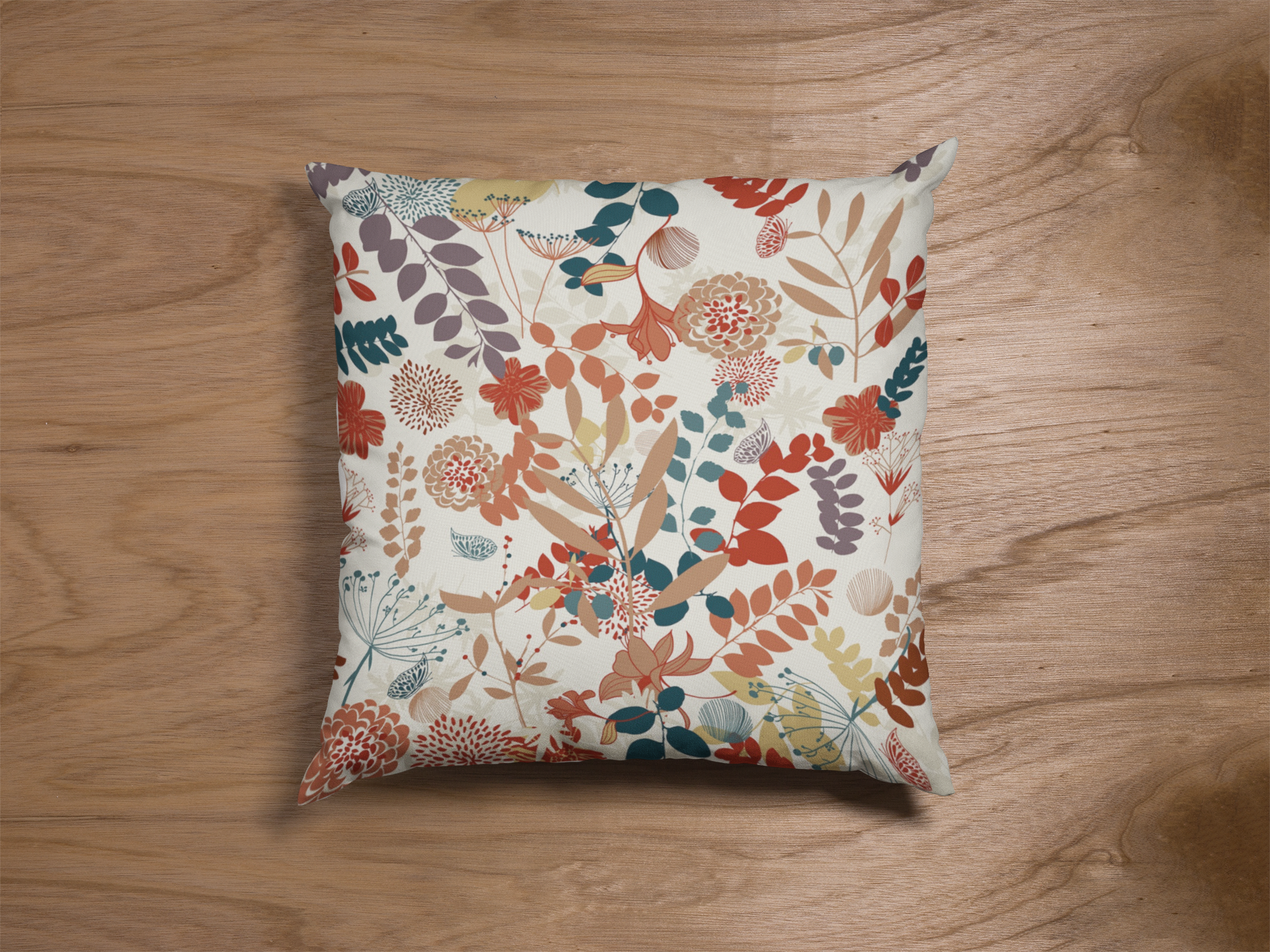 Close-up of digital print on cushion cover #49 | Myyra Jaipur