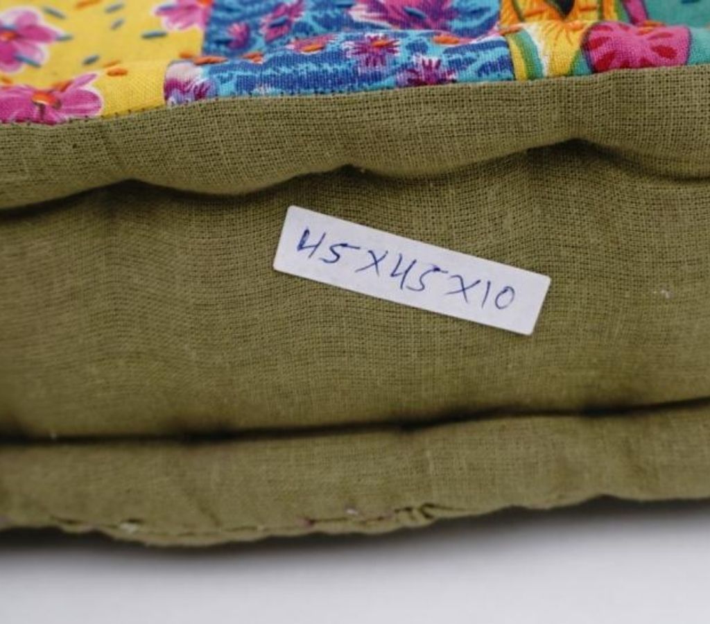 Floor cushion styled view from Myyra Jaipur