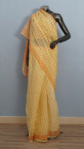 Saree Hand Block Printed Cotton