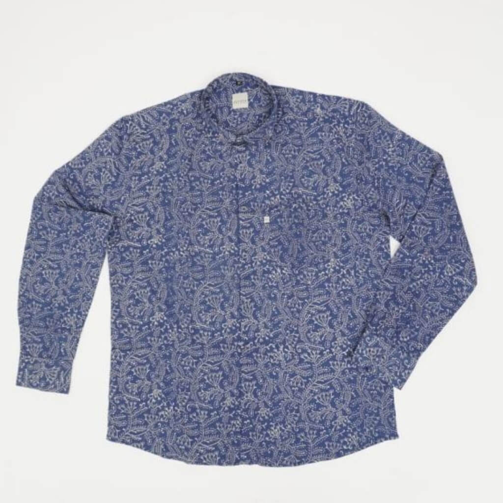 Block Printed Full Sleeve Shirt Pure Cotton