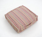 Hand block printed organic cotton floor cushion | Myyra Jaipur