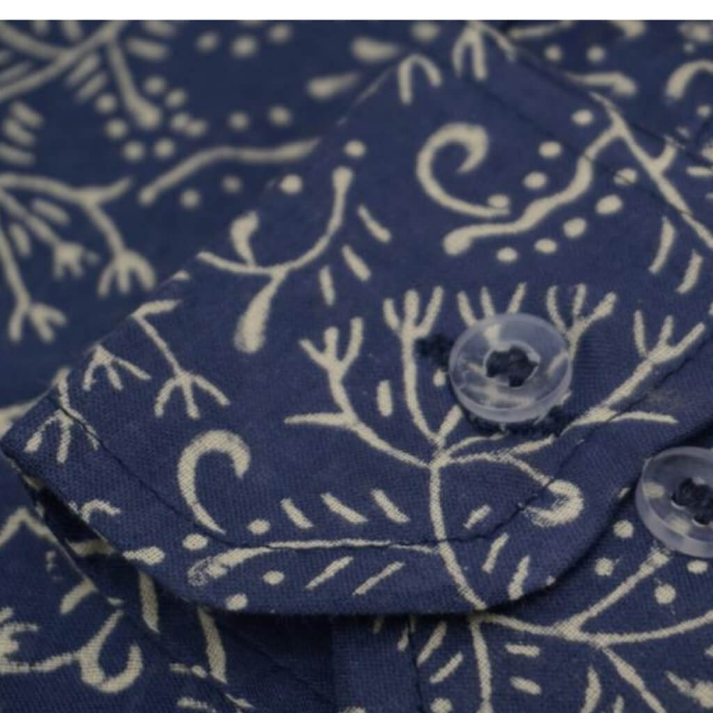 Block Printed Full Sleeve Shirt Pure Cotton