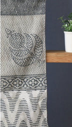 Scarf Hand Block Printed Cotton - MYYRA