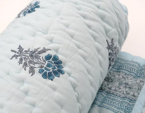 Quilt Hand Block Printed Cotton