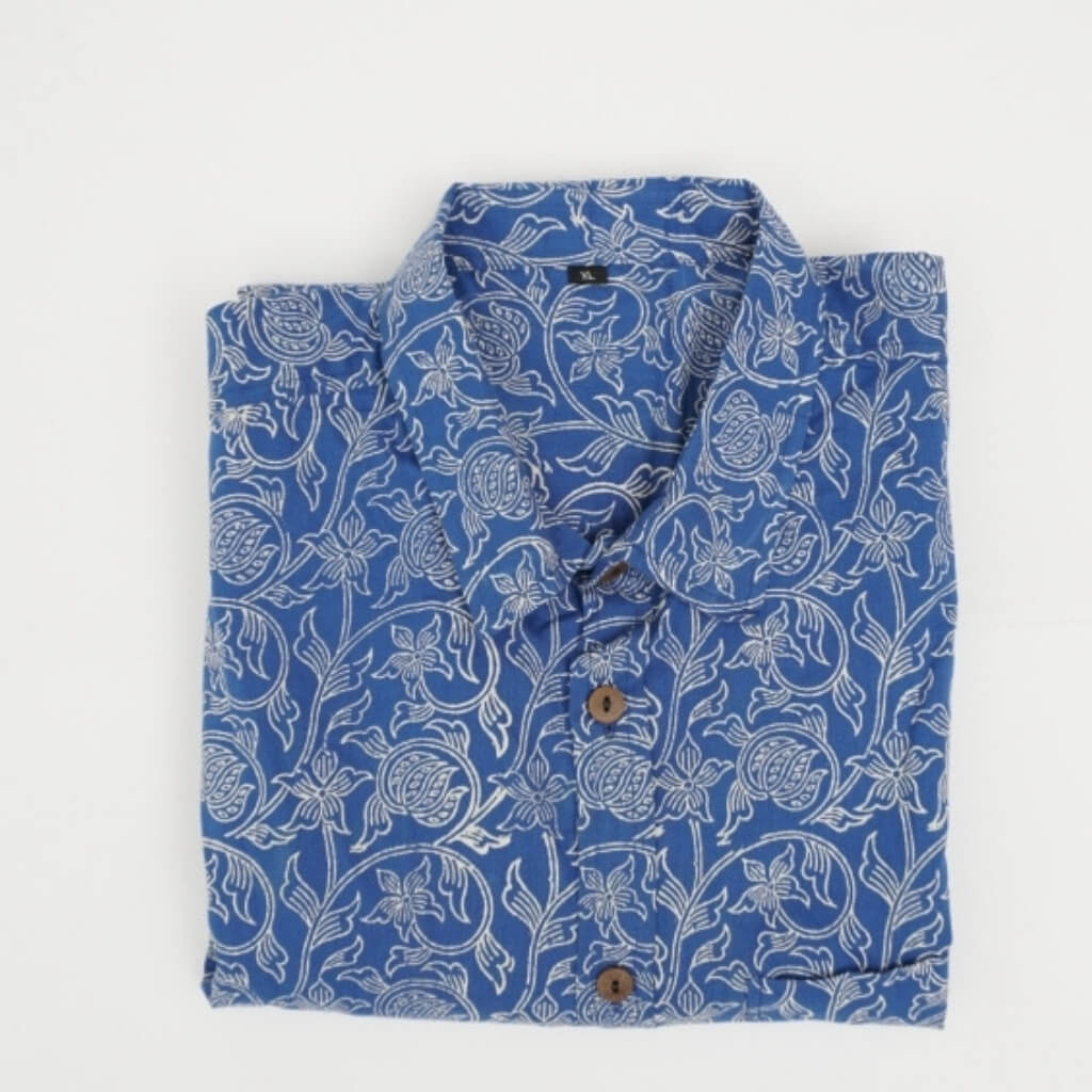 Block Printed Full Sleeve Shirt Pure Cotton