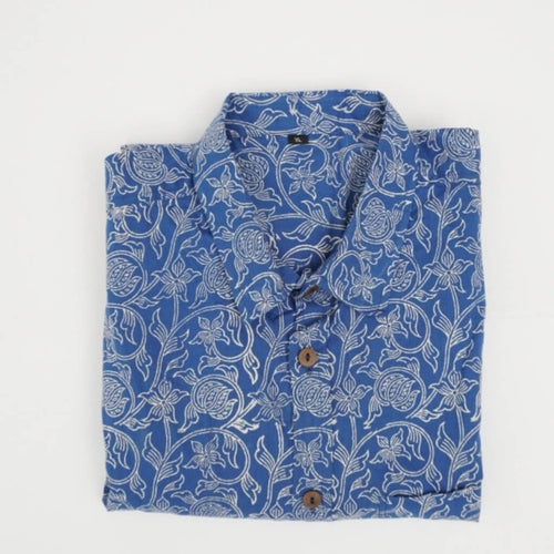 Block Printed Full Sleeve Shirt Pure Cotton