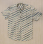 Half Sleeve Shirt Hand Block Printed Cotton