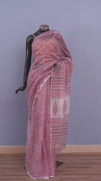 Saree Hand Block Printed Cotton