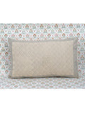Hand block printed organic cotton pillow cover | Myyra Jaipur