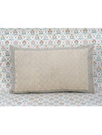 Hand block printed organic cotton pillow cover | Myyra Jaipur