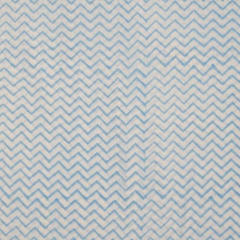 Hand block printed organic cotton fabric yardage from Myyra Jaipur