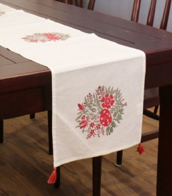 Table Runner Hand Block Printed Cotton - MYYRA