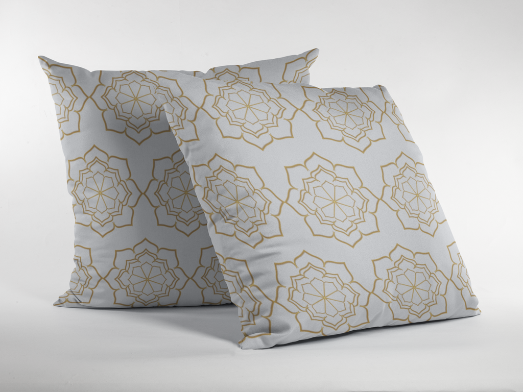 Close-up of digital print on cushion cover #57 | Myyra Jaipur