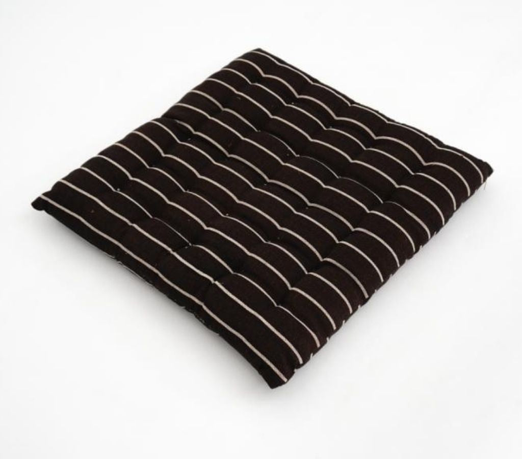 Hand block printed organic cotton floor cushion | Myyra Jaipur