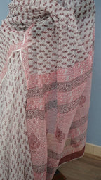 Saree Hand Block Printed Cotton