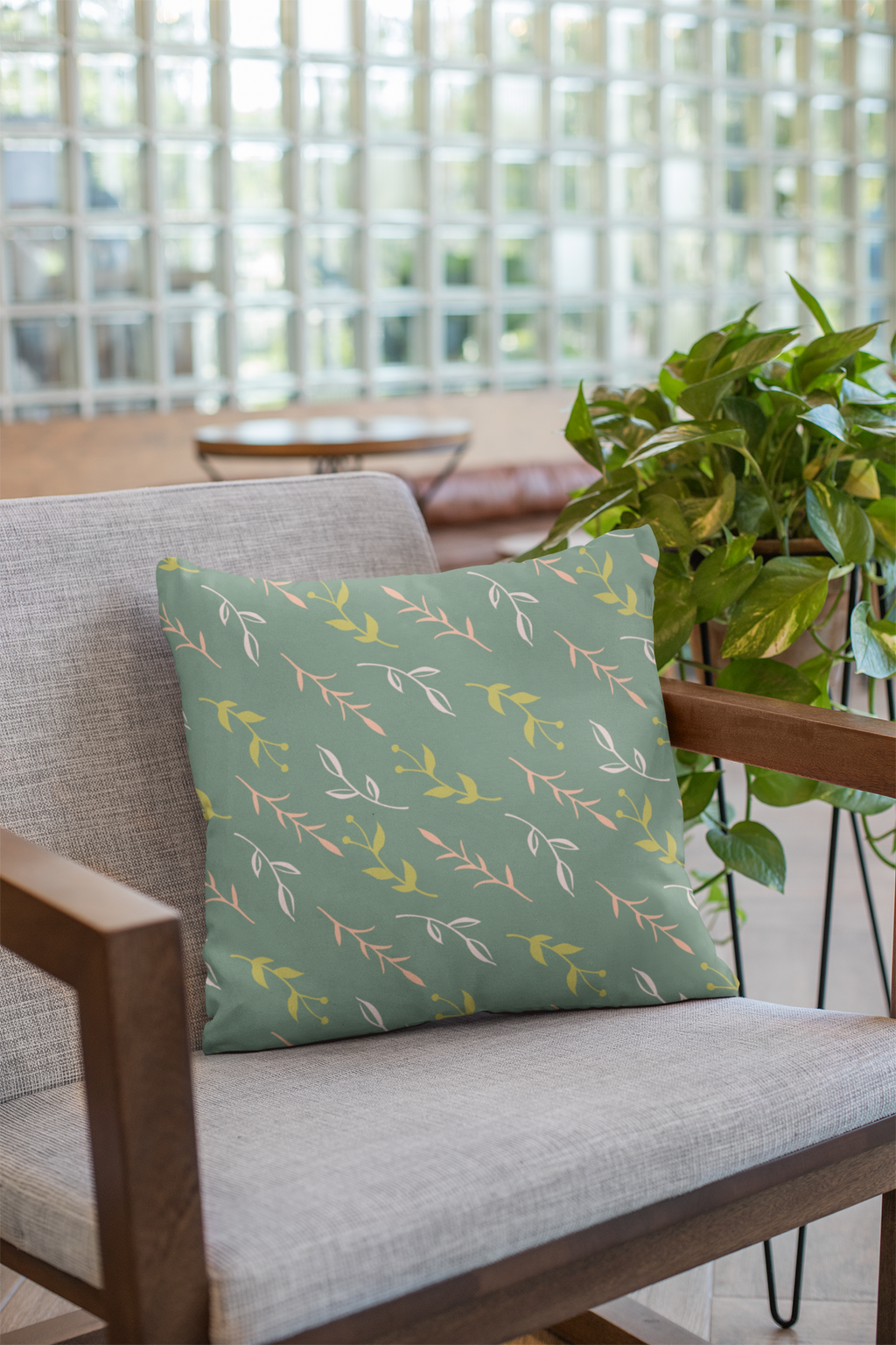 Digital printed cushion cover #60 from Myyra Jaipur