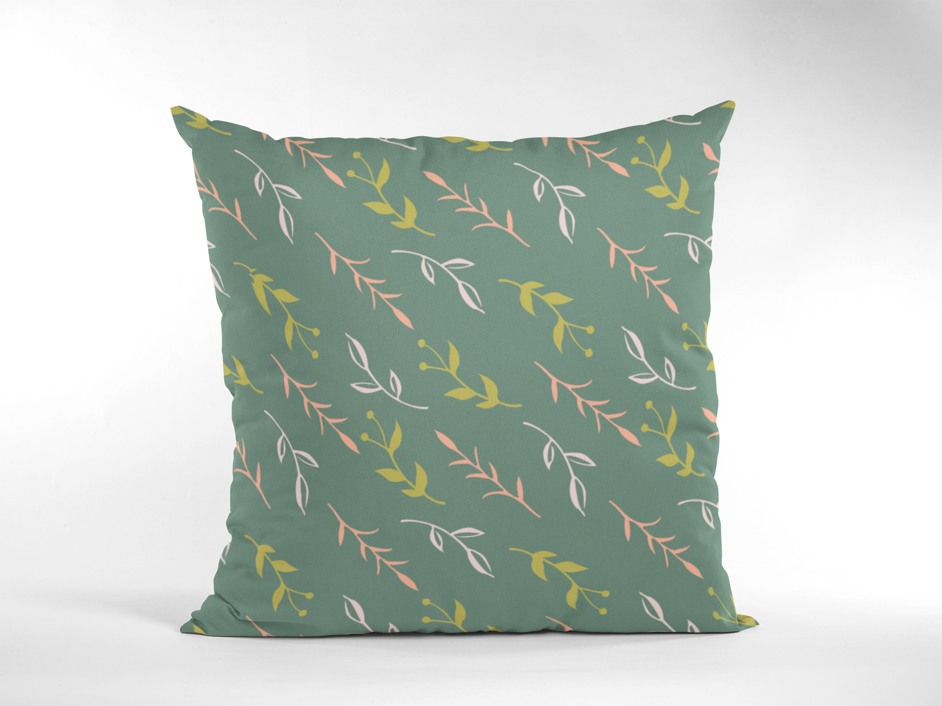 Pair of digital printed cushion covers #60 styled view | Myyra Jaipur