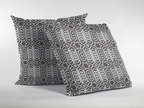 Pair of digital printed cushion covers #61 styled view | Myyra Jaipur